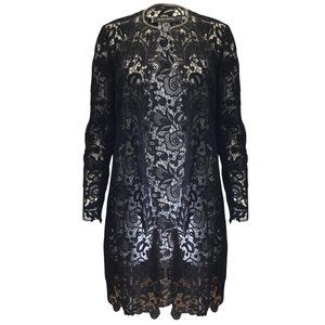 ralph lauren black label lace dress Silk Long Dress